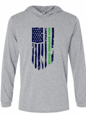 Hope Soccer Performance Gray Shirt with Hood