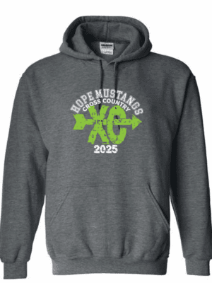 Hope Cross Country Hoodie Dark Heather Gray