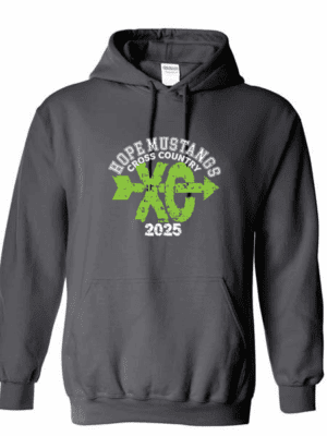 Hope Cross Country Hoodie Charcoal Gray