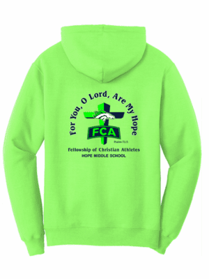 FCA Neon Green Hoodie